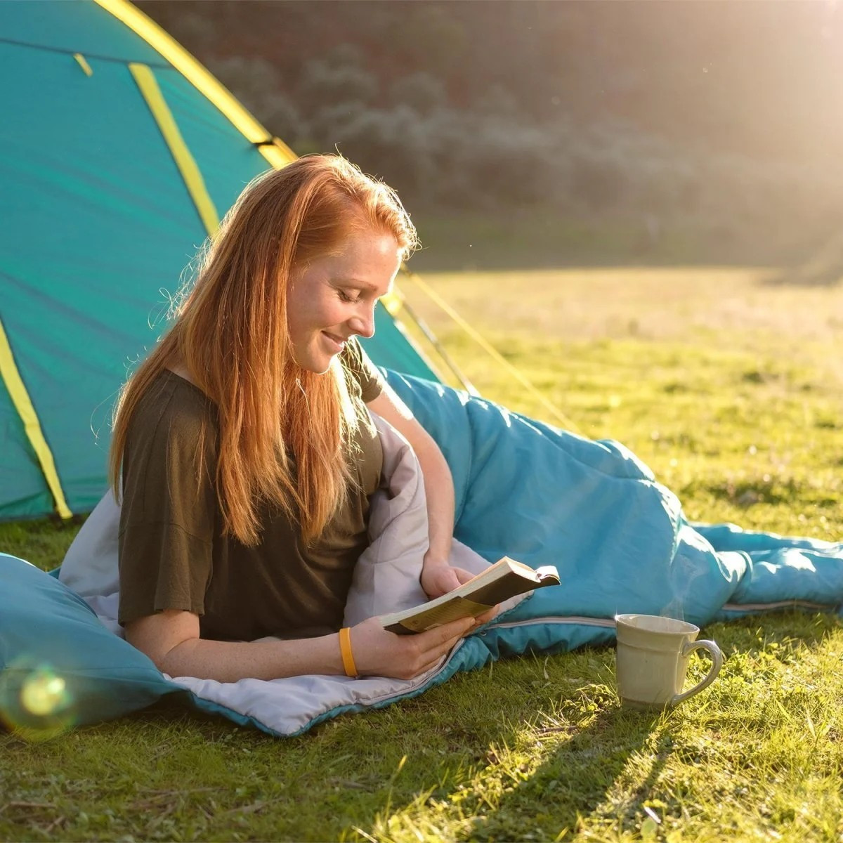 Спальний мішок-ковдра з подушкою Pavillo Bestway 68100 одномісний на блискавці (190 x 84 см) весна-осень, фото 1