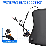 Підігрів сидіння (сиділа) мотоцикла ATV скутера 36,5*29,5 см, фото 6