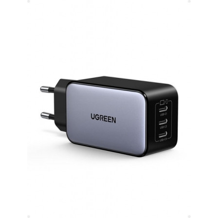 Зарядний пристрій Ugreen 65W GaN Nexode X556 3 порта USB-C EU вилка, фото 1