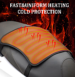 Підігрів сидіння (сиділа) мотоцикла ATV скутера 36,5*29,5 см, фото 10
