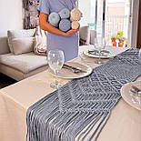 Набір матеріалів №27 Натуральний для МК «Ранер макраме», декор для сервірування столу, фото 5