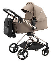 Коляска 2 в 1 Bair Moon Gold Edition MG-03 капучіно