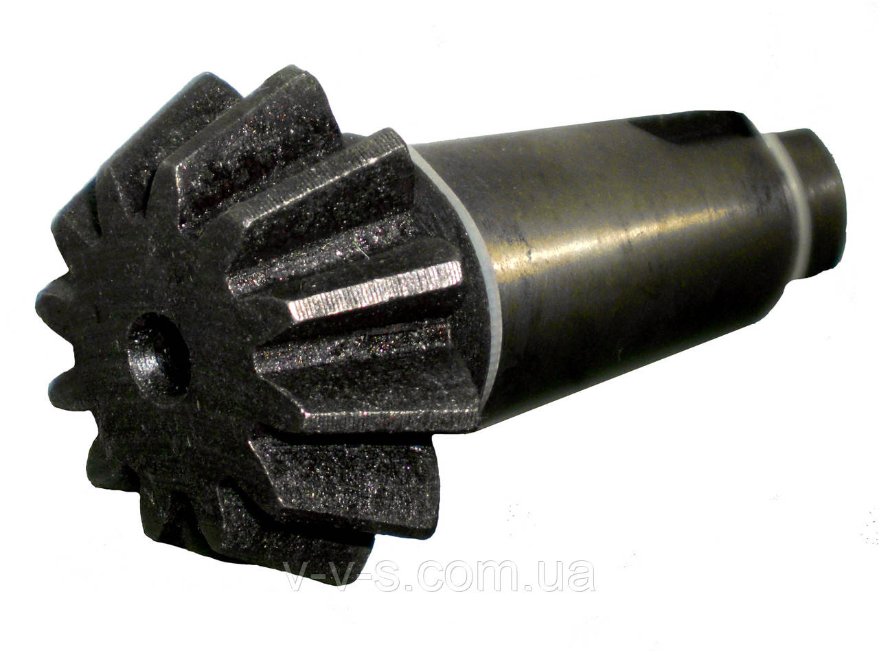 Вал-шестерня редуктора подрібнювача до жниварки КМС-6 КМС-8 КМС 19.612