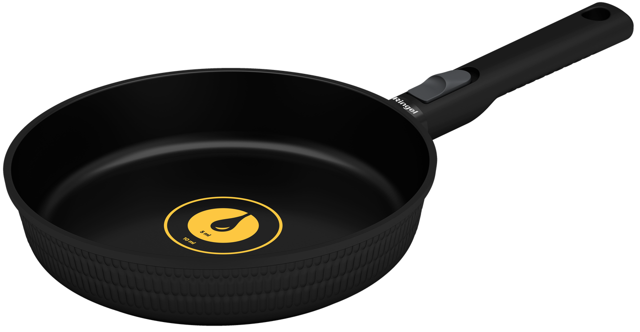 Сковорода зі знімною ручкою Ringel Grey Line 26 см, фото 1