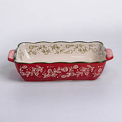 Форма для випікання Vintage 23×14×5 (см) прямокутна форма для випікання в духовці з ручкам Доставка по Україні