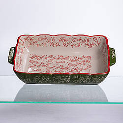 Форма для випікання Vintage 28×17×5 (см) прямокутна форма для випікання в духовці з ручкам Доставка по Україні