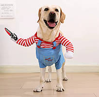 Костюм для собак Чакі ХL на Хелловін різнокольоровий