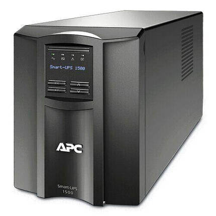 ДБЖ Б-клас APC Smart-UPS 1500VA (SMC1500I) / 230 V / 1500 V·А / 980W / 8 виходів / USB Type-B, RJ-45 / Без АКБ, фото 1