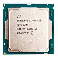 Процесор Intel Core i3-9100F (6M Cache, 3.60 GHz) "Б/У"