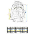 🔥Куртка зимова Аляска з хутром "Mil-Tec - N3B BASIC" (Олива) (непромокальна куртка, тактична, нгу, зсу, військова, парка), фото 2