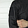 Куртка на флісі Soft Shell чорна М розмір, фото 6