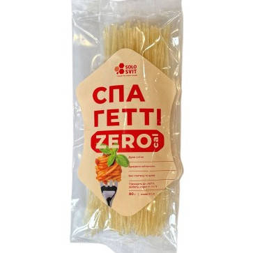 Макарони Спагетті 0 КАЛОРІЙ ZERO, ТМ SOLOSVIT, фото 1