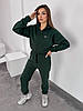 Модний теплий жіночий зимовий комбінезон флісовий в спортивному стилі, фото 10