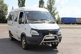 Кенгурятник WT003 для Газель соболь CAN Нержавіюча сталь