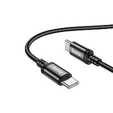 PD кабель Hoco X89 Wind 60W Type-C to Type-C 1m, Чорний (206), фото 3