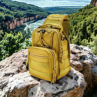 Комплект 2 В 1: армійська сумка + тактичний ліхтар LY-34