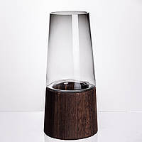 Ваза для квітів кругла скляна 29 (см) декоративна ваза 2 (л) із товстого скла HP-19-161-1