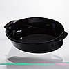Форма для запікання овальна 36×22.5×7 (см) форма для духовки 2 літри Чорний SH1290, фото 2
