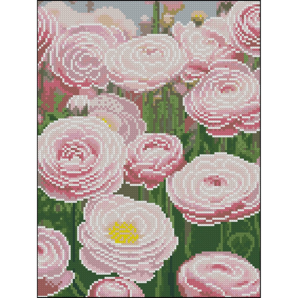 Алмазна мозаїка без підрамника "Весняне поле" ZAV3040-16, 30х40 см, фото 1