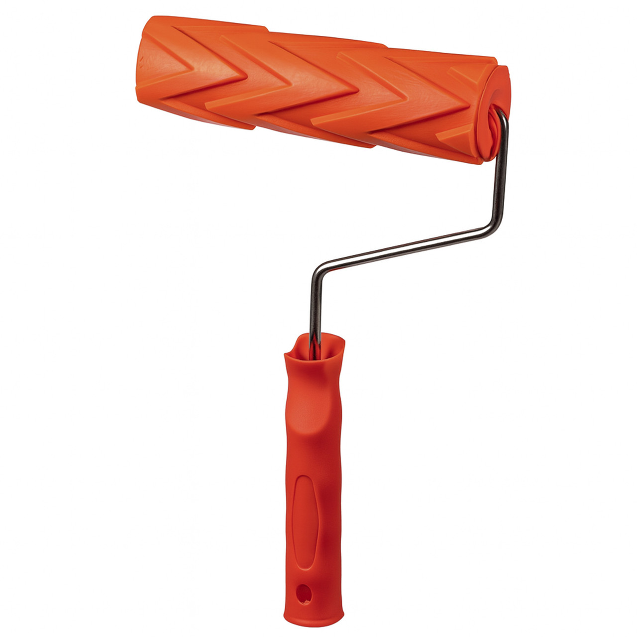 Структурний гумовий валик 52×180 мм 154T-2236 (червоний) для рельєфних декоративних ефектів, фото 1