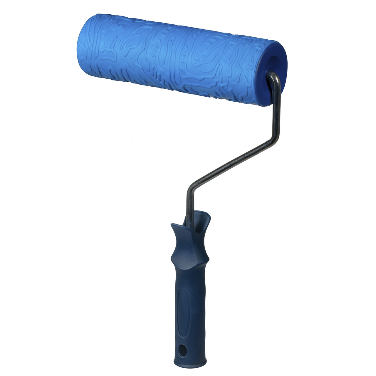 Структурний гумовий валик 60×180 мм 2007L-2235 (синій) для декоративних рельєфів та сучасних інтер’єрів, фото 1
