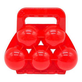 Сніжколіп на 5 сніжок (ЧЕРВОНИЙ) [tsi284191-TSI]