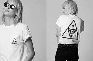 Футболка біла HUF Obey Face жіноча "" В стилі Huf ""