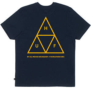 Футболка чорна HUF WORLDWIDE DBC чоловіча "" В стилі Huf ""