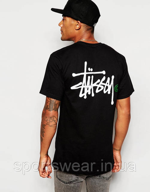 Чоловіча чорна Футболка Stussy «Стусси, Стасси» "" В стилі Stussy ""