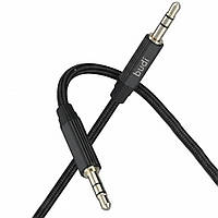 AUX кабель 3.5мм-3.5мм, 1м, Budi DC21910B / Кабель mini jack 3.5 / Аудіо кабель для колонок / Кабель міні джек / Кабель AUX-AUX