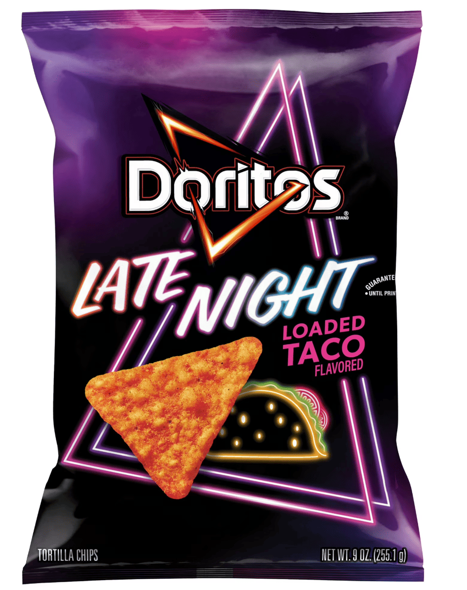 Чіпси Doritos Tortilla Chips Late Night Loaded Taco 255.1г, фото 1