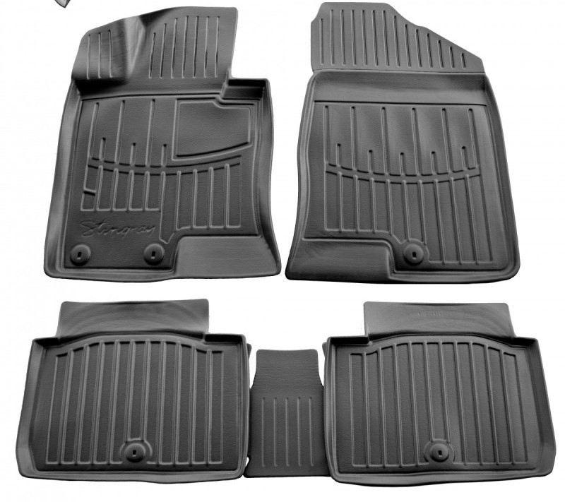 Килимки 3D Stingray для Hyundai Sonata YF 2010-2014 рр. Поліуретан (5 шт), фото 1
