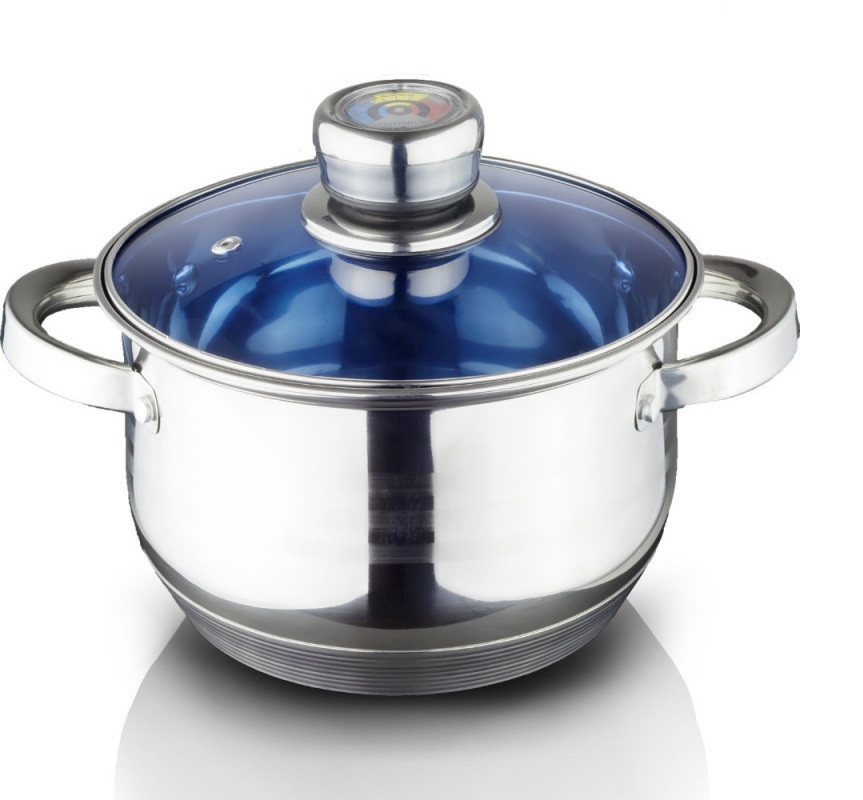 Нова невелика каструля з нержавіючої сталі 2,1 л з Німеччини Royalty Line, фото 1