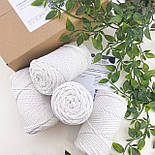 Набір матеріалів №27 Натуральний для МК «Ранер макраме», декор для сервірування столу, фото 6