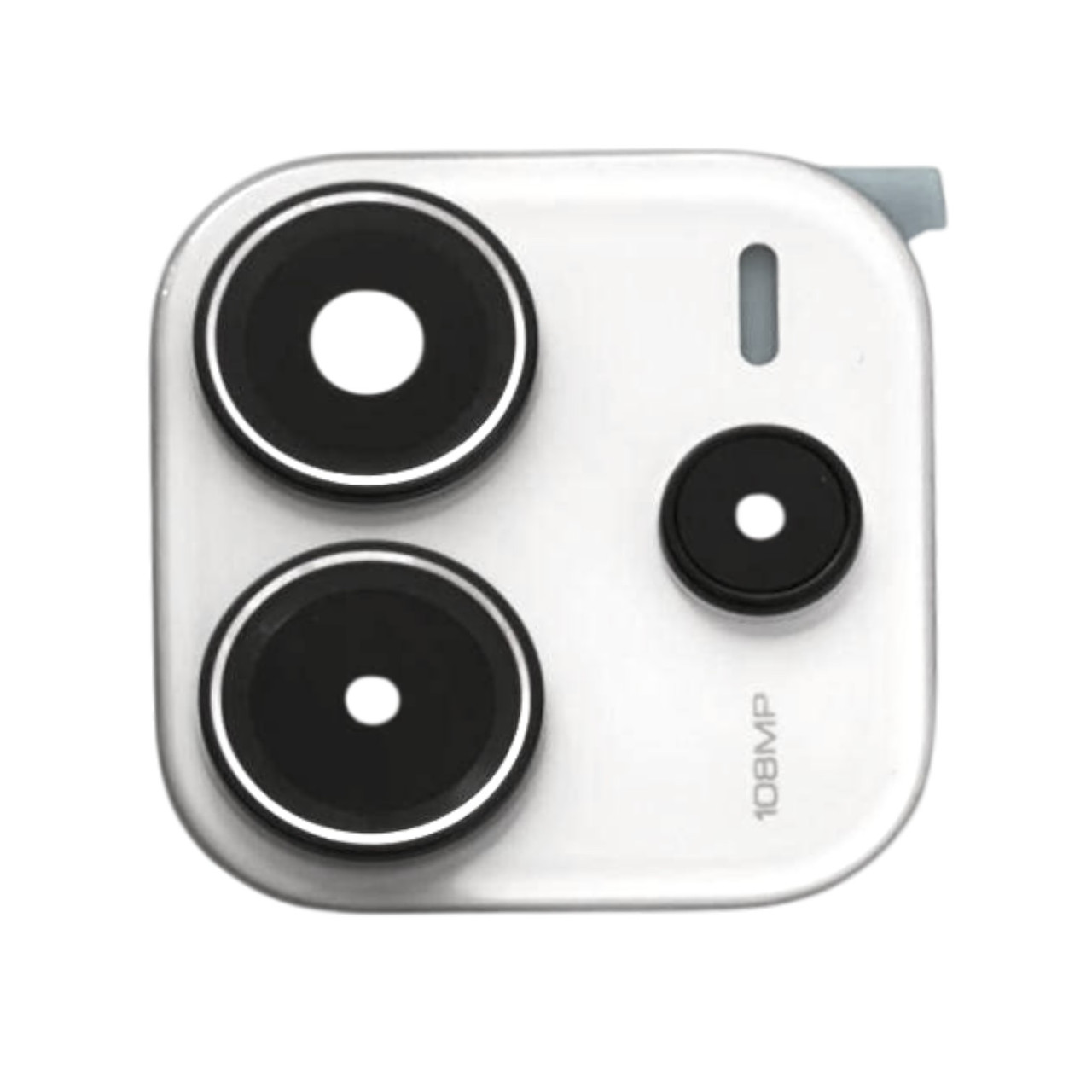 Скло камери Xiaomi Redmi Note 14 4G з рамкою white, фото 1