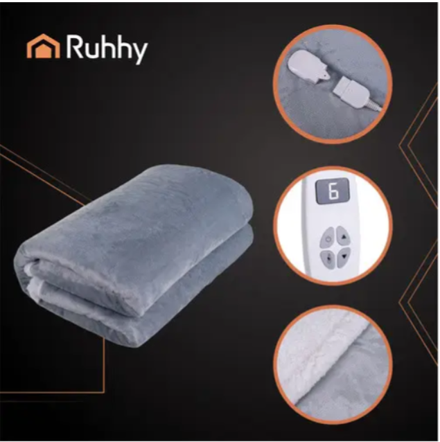 Ковдра з підігрівом 180х130 см, ковдра електрична з підігрівом Електричне покривало з підігрівом Електроковдра, фото 1