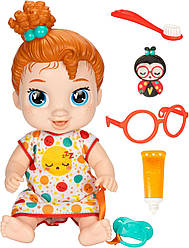 Лялька Дотті Дудл Baby Alive Lil Dreamer Dottie Doodle Sleepy Baby Doll Set, Red Hair F9965