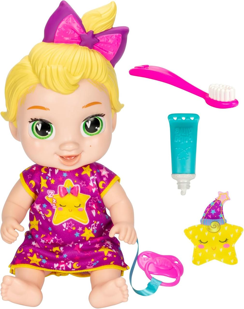 Лялька Лала ГуГу Baby Alive Lil Dreamer LaLa GooGoo Sleepy Baby Doll Set, Blonde Hair F9856