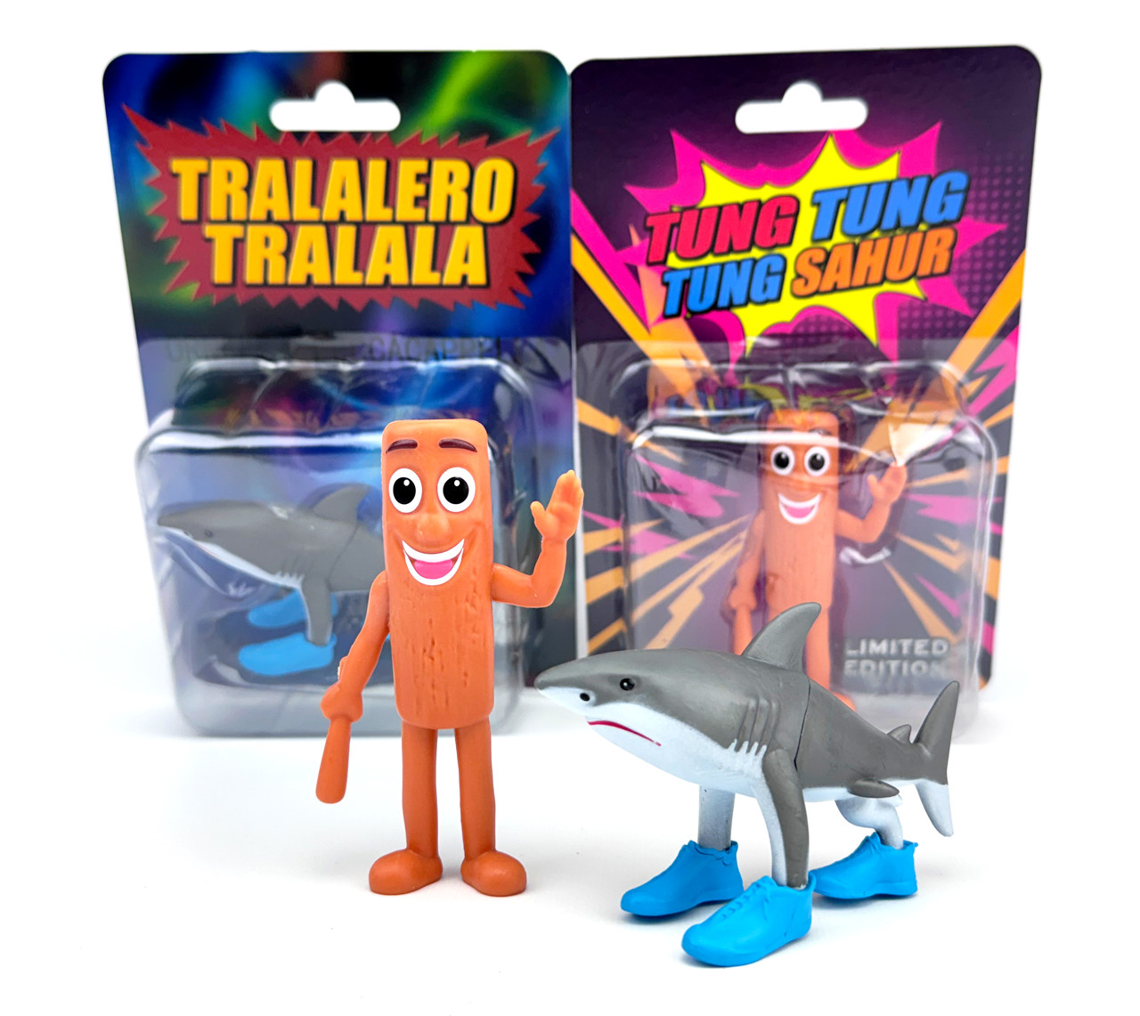 Ігровий Набір 2в1 Тун-Тун-Тун Сахур + Тралалело Тралала — Брейнрот / Італійські Меми — Фігурки 11 см, фото 1