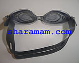 Дитячі окуляри для плавання сірого кольору (антифог, захист від UV-променів), фото 6
