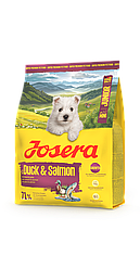 Корм Josera Mini Junior Duck & Salmon (для цуценят дрібних порід качка лосось) 900г.