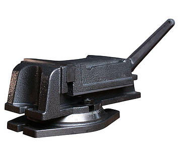 Лещата верстатні Holzmann I125 125 мм поворотні для майстерень точна фіксація заготовок