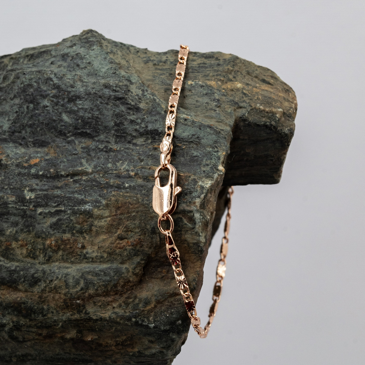 Браслет Зірочка 56903 ширина 2 мм позолота РО довжина 17, фото 1