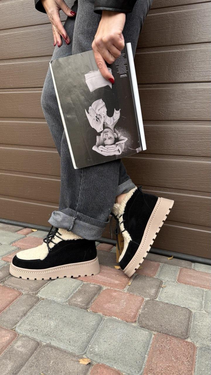 Черевики жіночі, чорні, фото 1