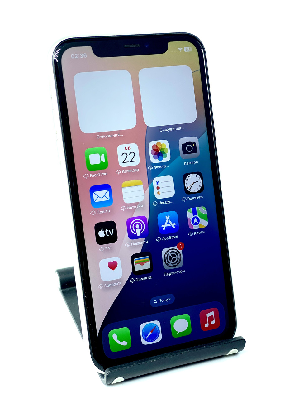 Смартфон iPhone 11, 128 GB, білий, б/в, батарея 100%