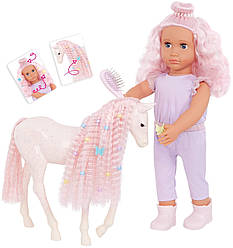 Лялька Our Generation — Елара з лошам Люміна та аксесуарами, 46 см