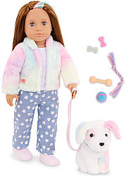 Лялька Our Generation — Скайлар з цуценям Боу та аксесуарами, 46 см