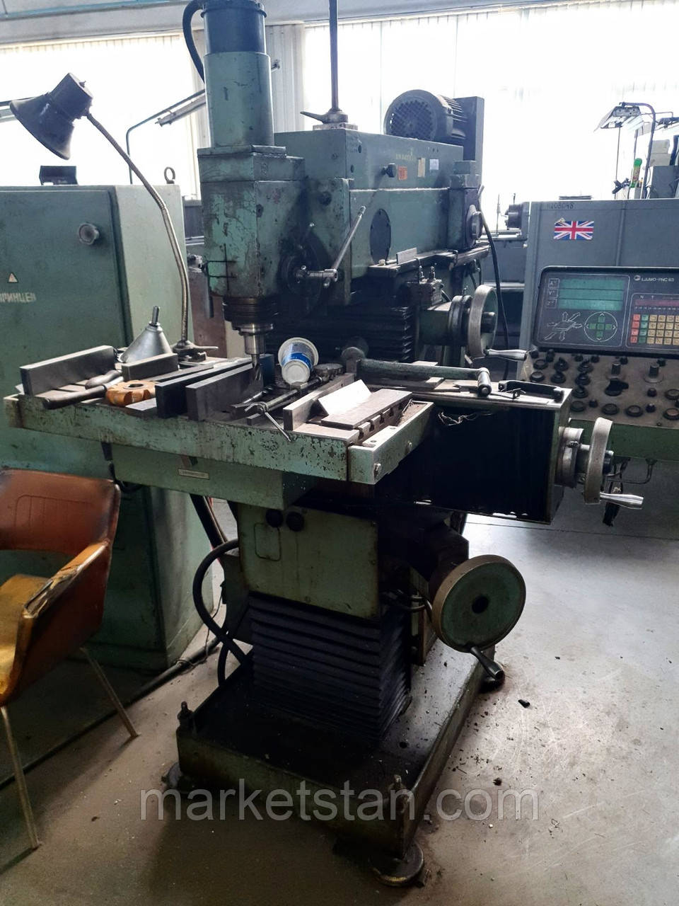 67К25ПФ20 з ЧПУ LJUMO 63 Широкоуніверсальний фрезерний верстат, завод Комунарас