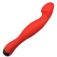 Фаллоимитатор с вращающейся головкой 22 см, женский вибратор стимулирующий клитор и точку G Новинка 2025