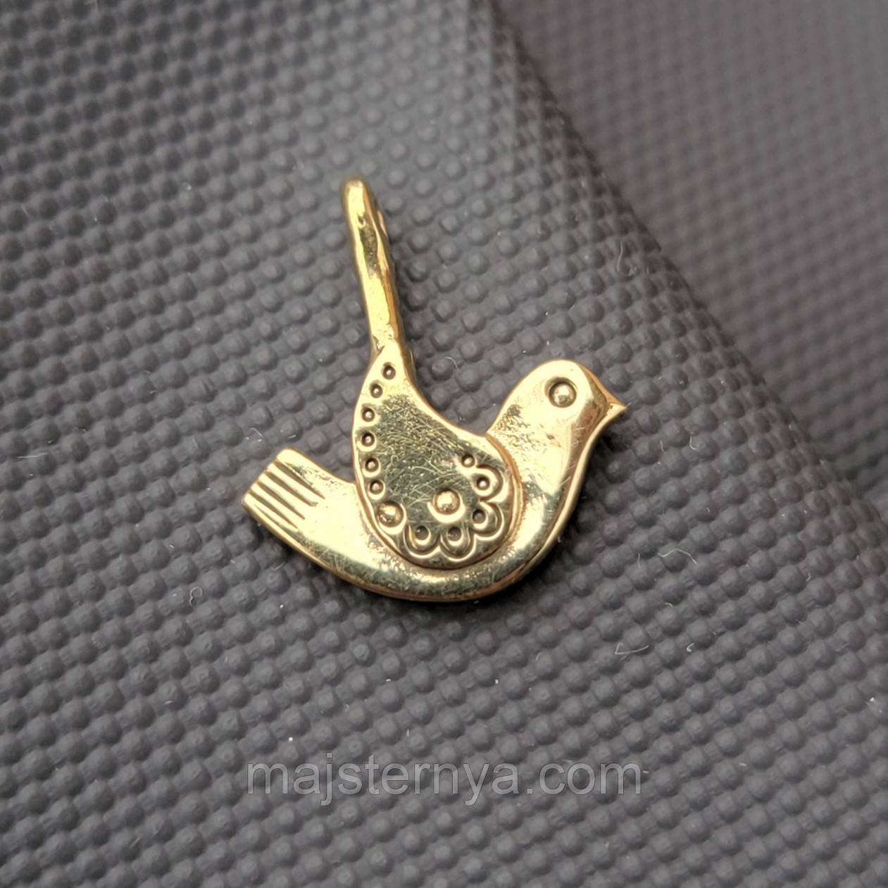 Латунна підвіска "Пташка маленька", фото 1